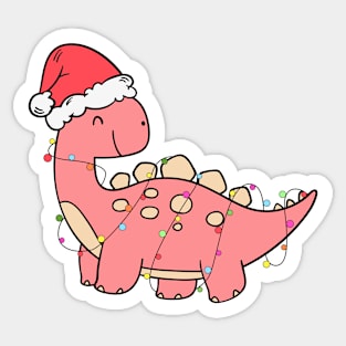 Dino Christmas Sticker